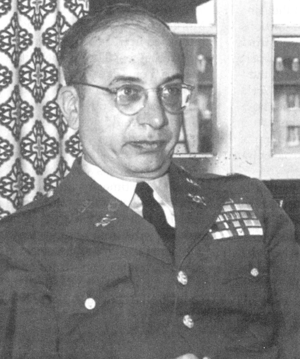 Col. Corso in uniform during his active days in the military.