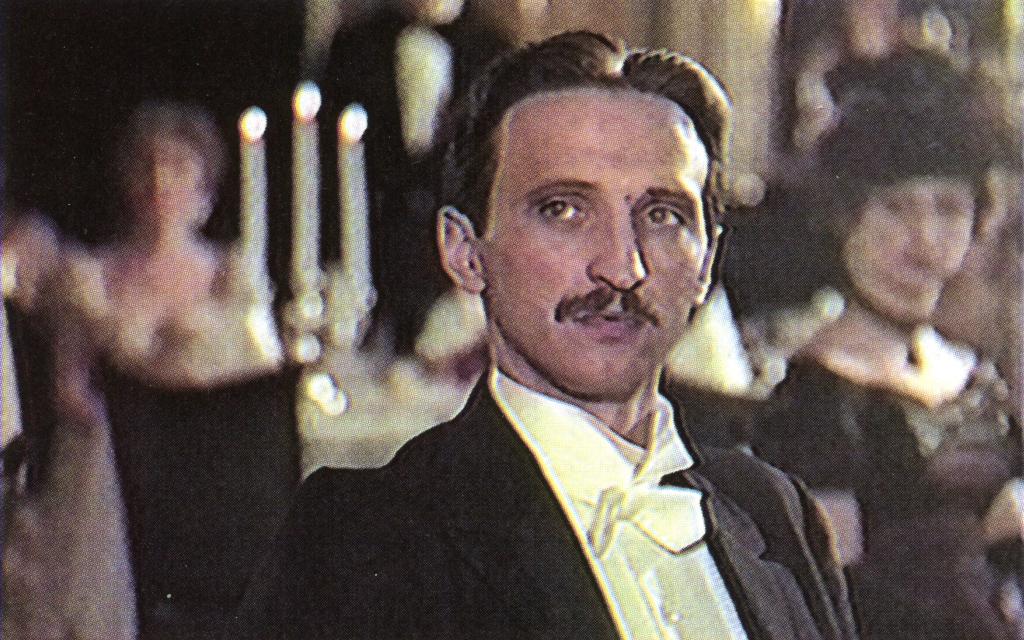 Peter Bozovic as Tesla in "The Secret of Nikola Tesla" movie.