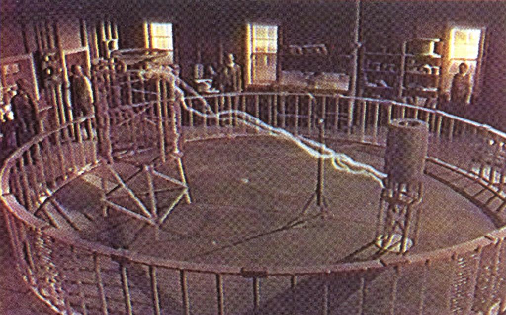 Tesla Coil as constructed for "The Secret of Nikola Tesla" movie.