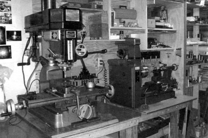 Richard Hull's Lab - Main machine tool area