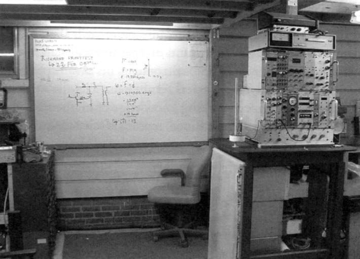 Richard Hull's Lab - Large erasable whiteboard