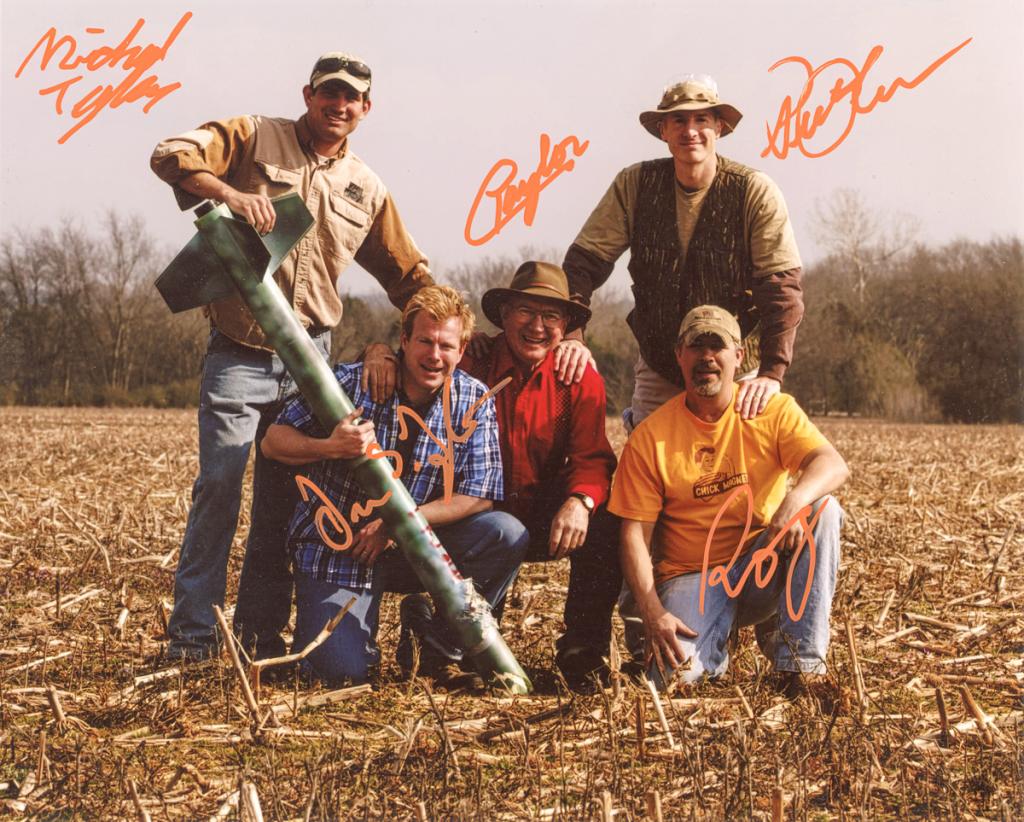 Autographed Rocket City Rednecks Cast Photo