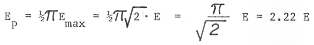 Equation to determine the primary resonant potential in a Tesla coil
