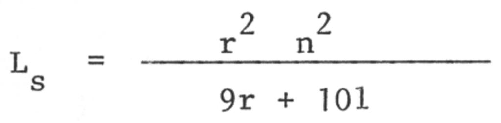 Wheeler's formula for long solenoid single layer inductor