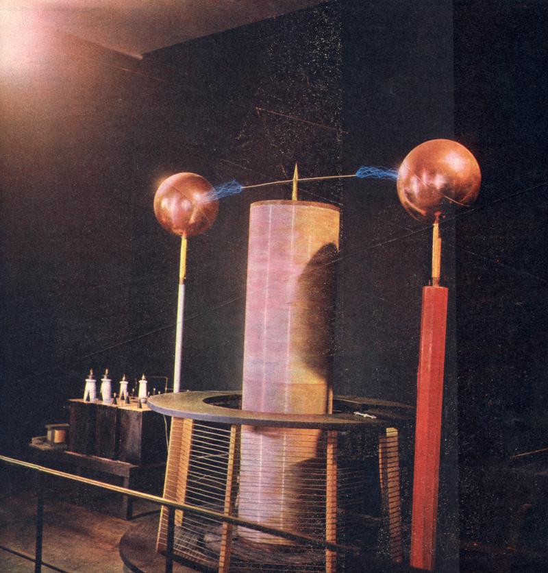 Tesla Coil at the Nikola Tesla Museum in Belgrade, Serbia
