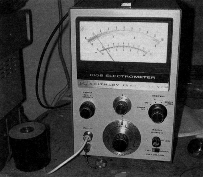 Keithley electrometer.