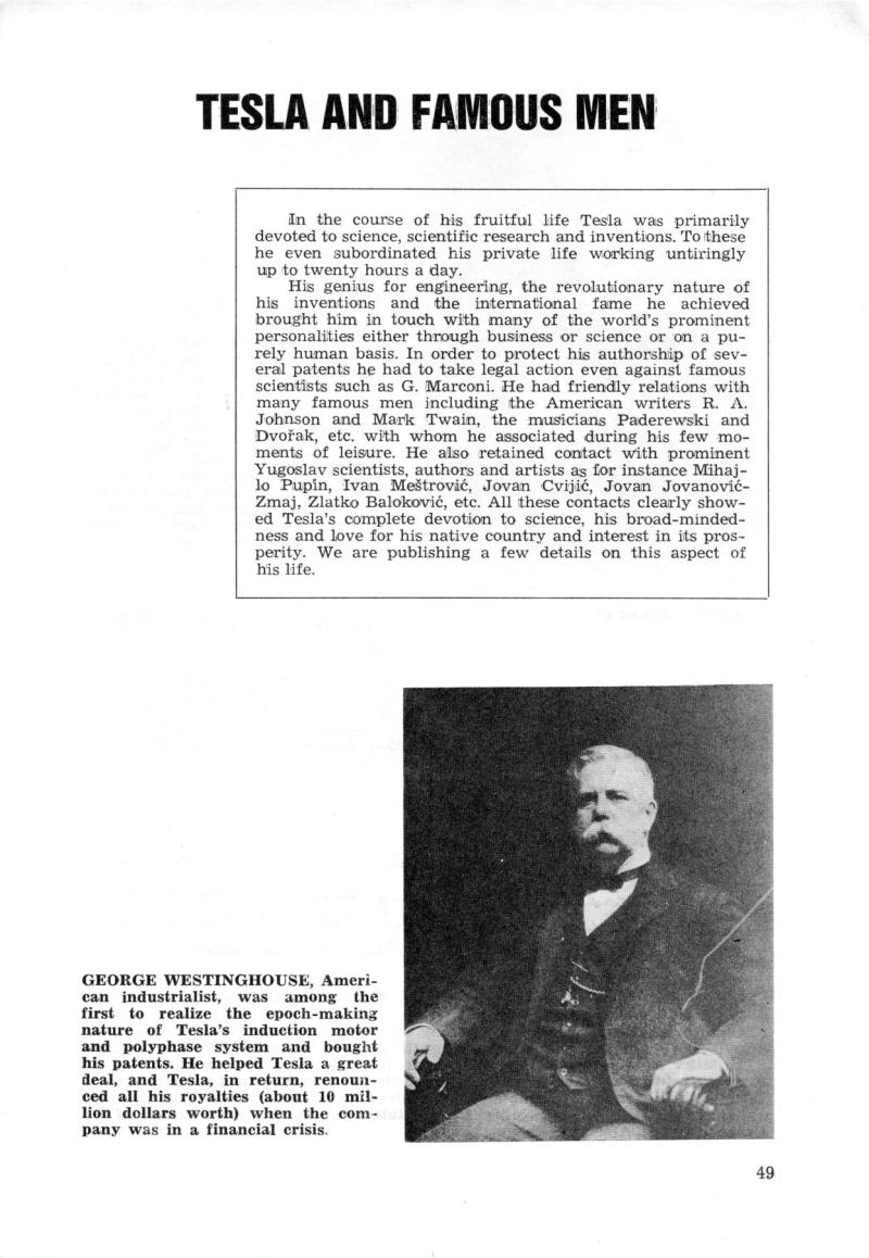Nikola Tesla: Programme of Celebrations (1976) - Page 49