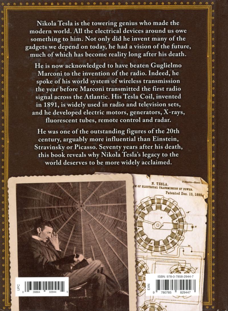 Tesla - The Life and Times of an Electric Messiah - Back Cover