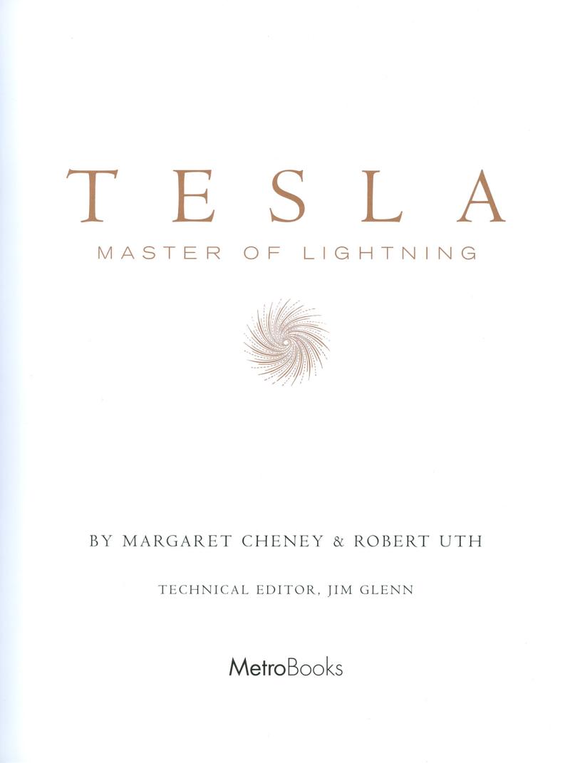 Tesla: Master of Lightning - Cover page (book)