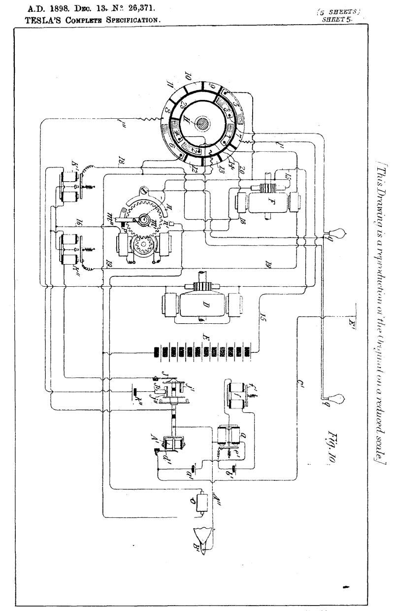 Nikola Tesla British Patent 26,371 - Improvements in the Method of and Apparatus for Controlling the Mechanism of Floating Vessels or Moving Vehicles - Image 2