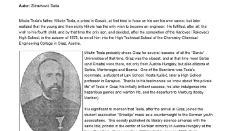 Preview of Nikola Tesla and His Compatriots article