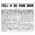 Preview of Tesla in His Work Room article