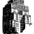 Drawing of Tesla's last home, the New Yorker Hotel in New York City