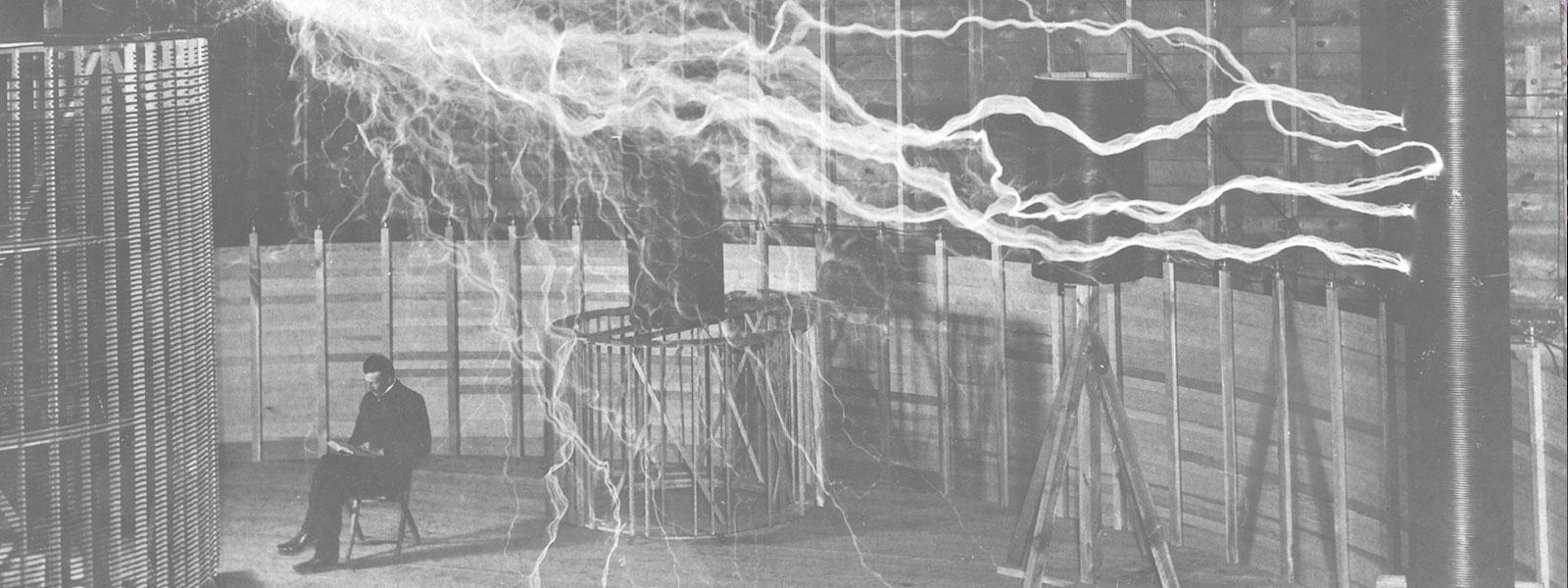 Nikola Tesla and his Colorado Springs oscillator