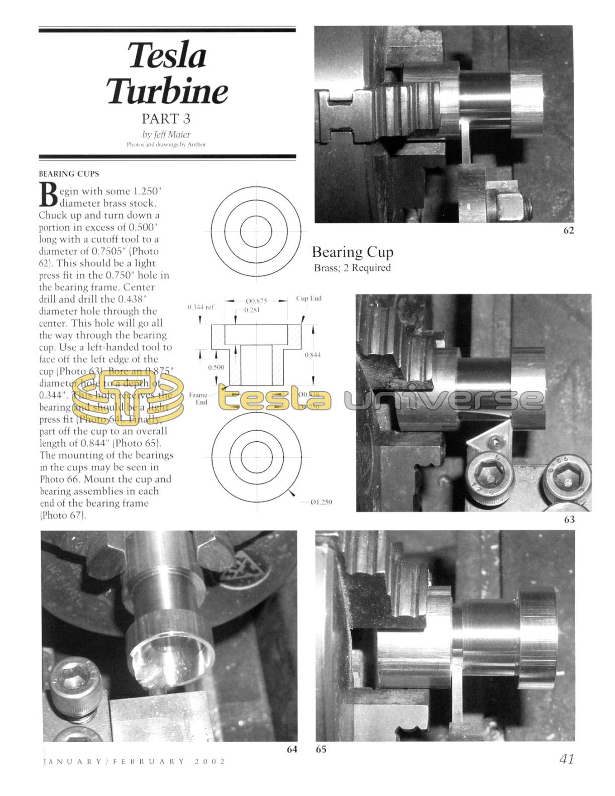 Tesla Turbine - Part 3 - Nikola Tesla Article