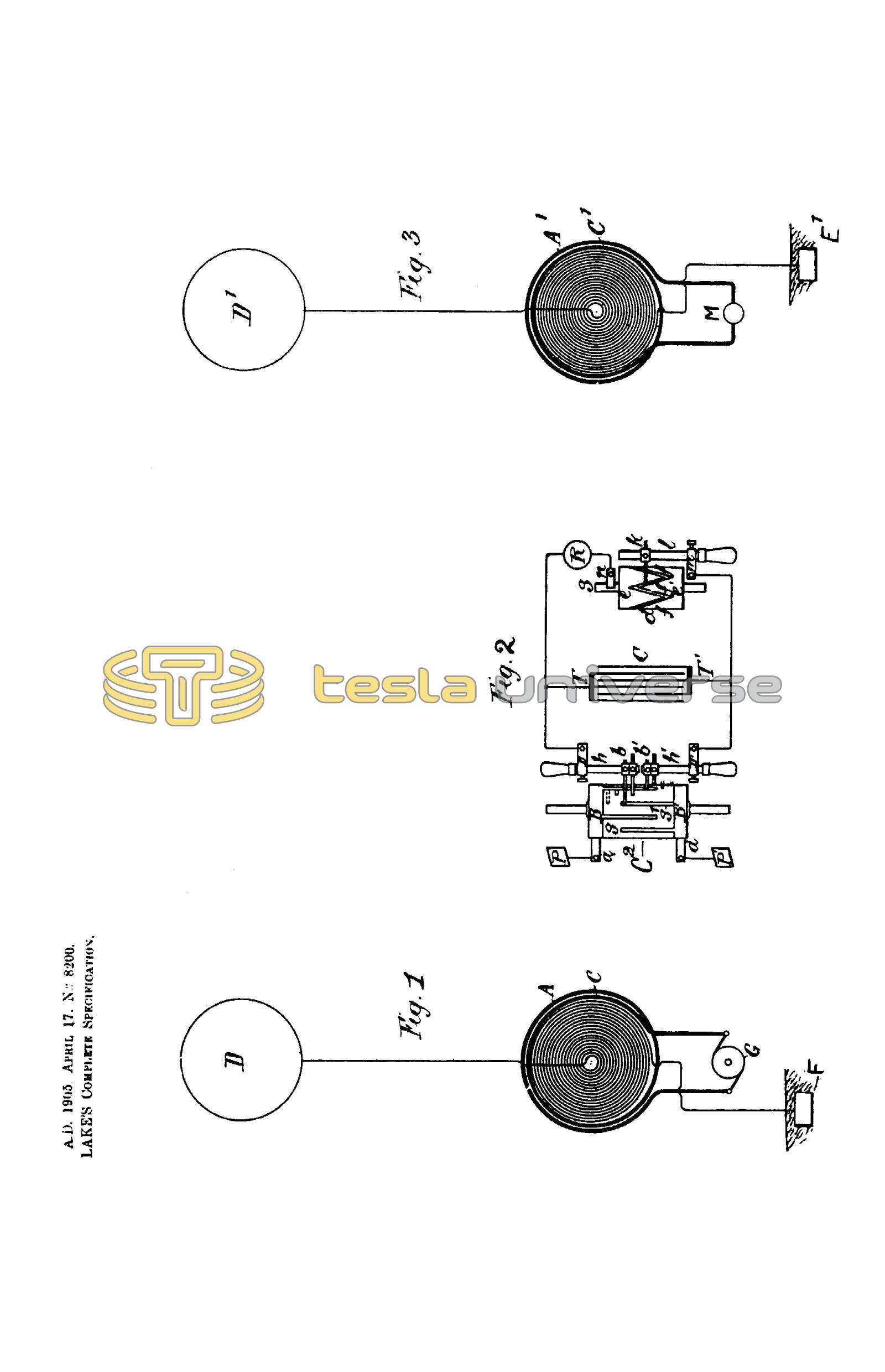 Nikola Tesla British Patent 8200 - Improvements Relating to the