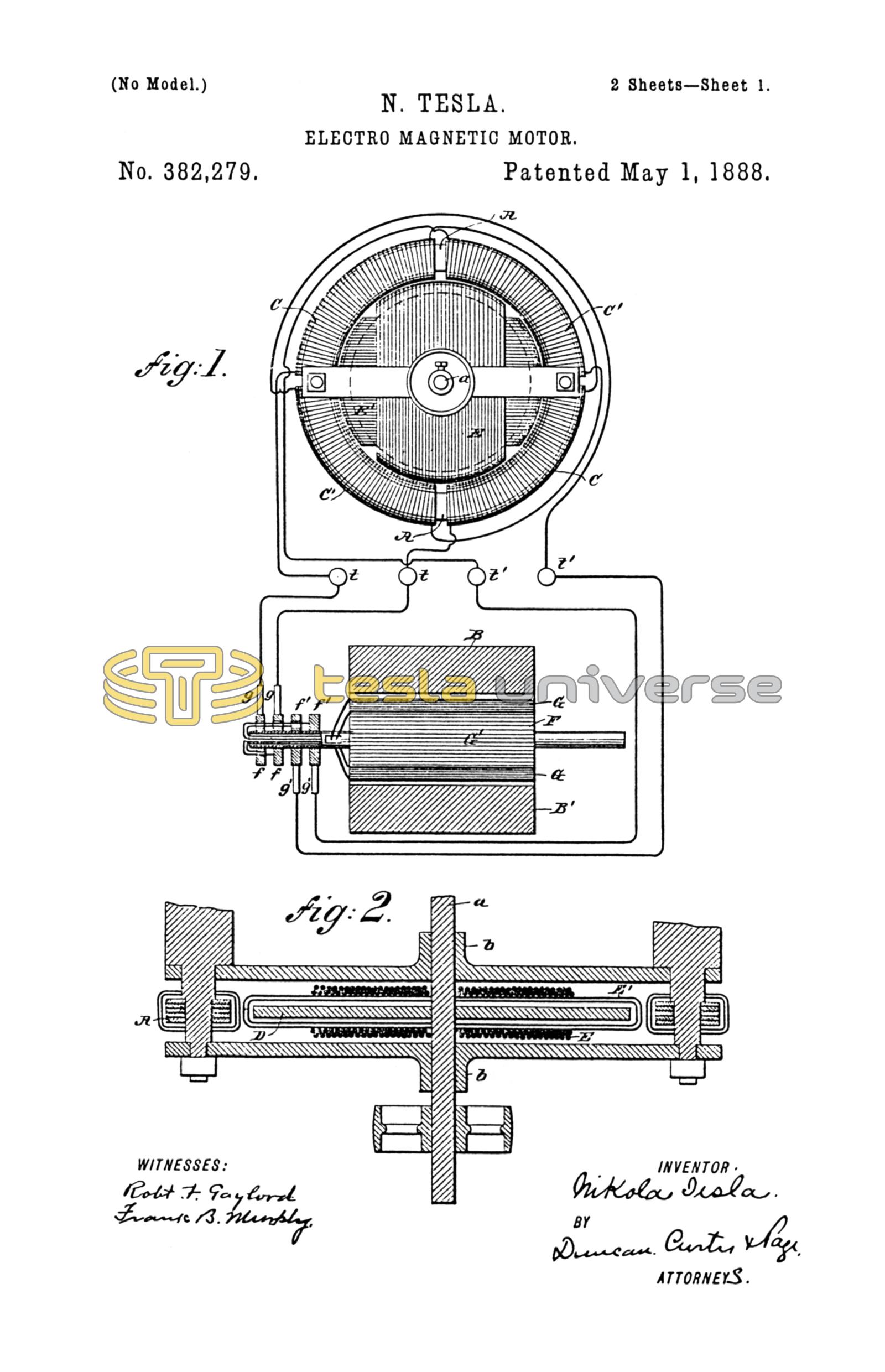 Tesla magnet deals motor