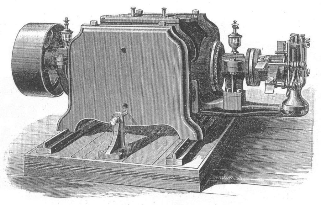 Fig. 1. - View of Dynamo of Tesla Electric Light Company.