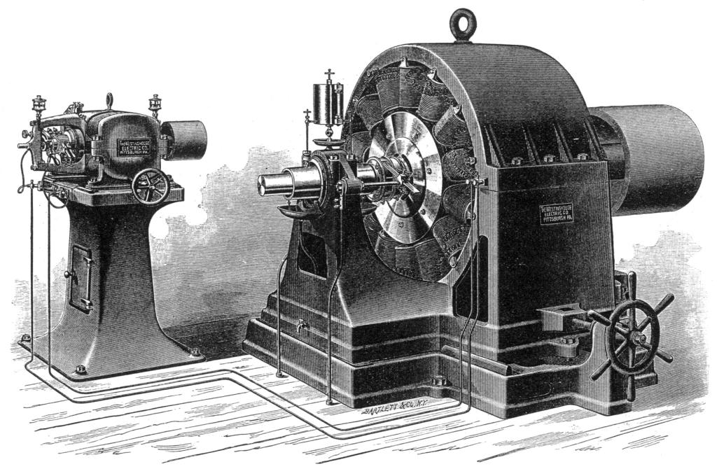 Westinghouse Alternating Dynamo with Exciter