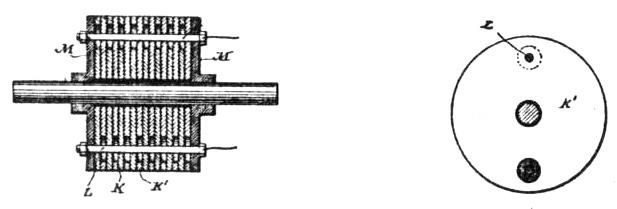 Combined armature and condenser