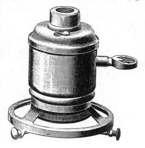 Germania universal shade-holder with shade installed