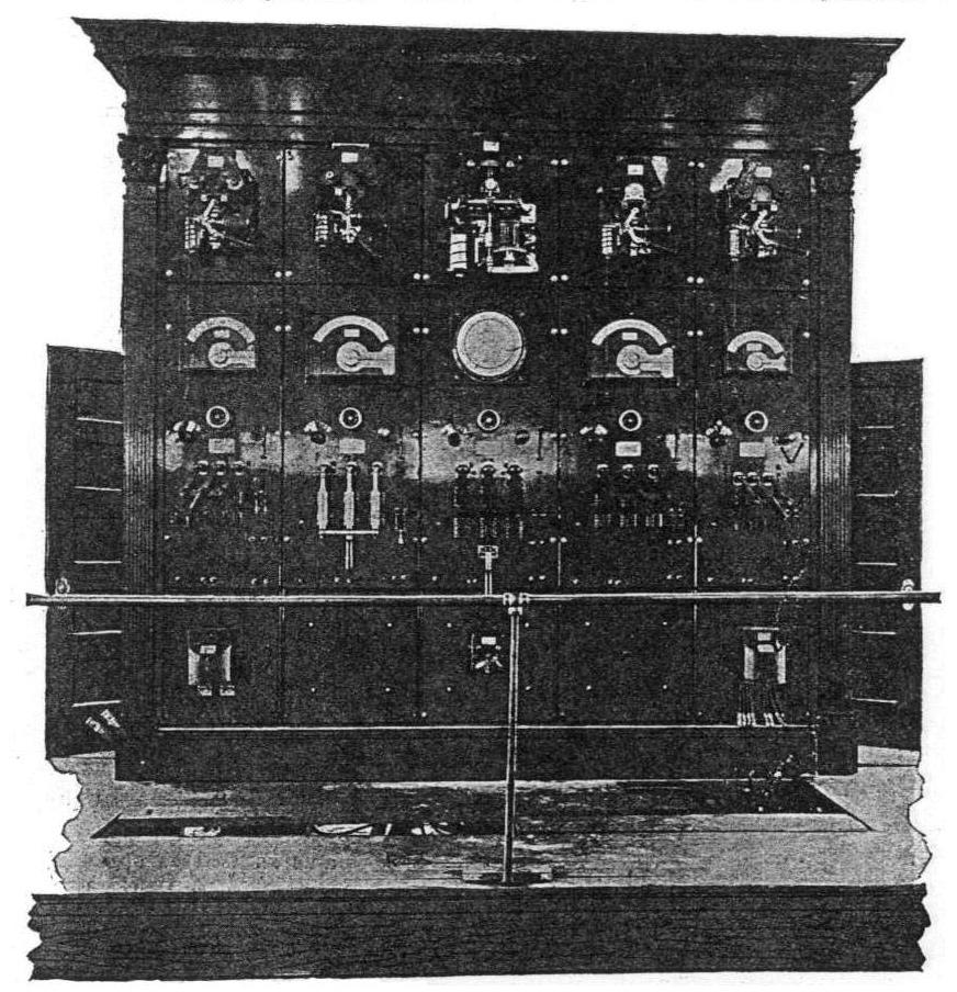 Switchboard exhibit of the 1893 World's Fair