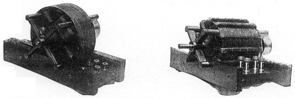 Tesla Rotating Field Motors Exhibited in 1888 His Lecture