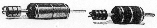 Specialized armatures used with early Tesla induction motors