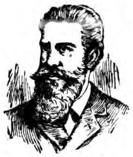 Illustration of Professor Roentgen from 1896 article