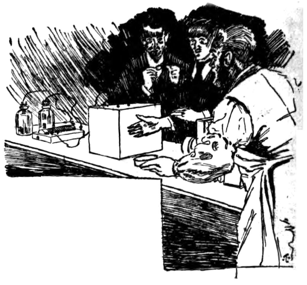Dr. Friedburg Tries to Photograph the Bones Through a Hand