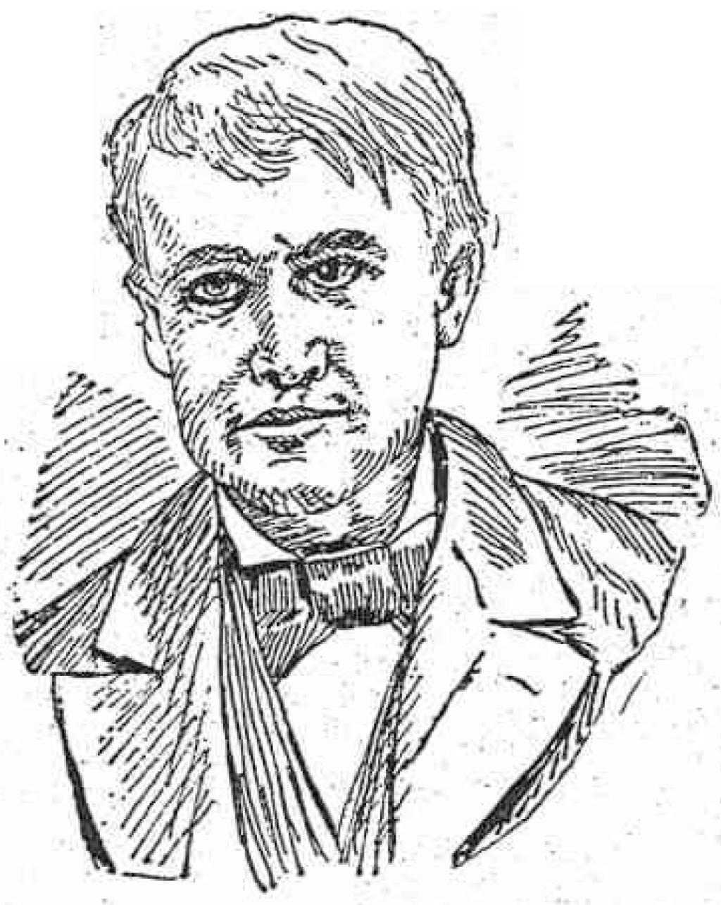 Illustration of Thomas A. Edison from 1896