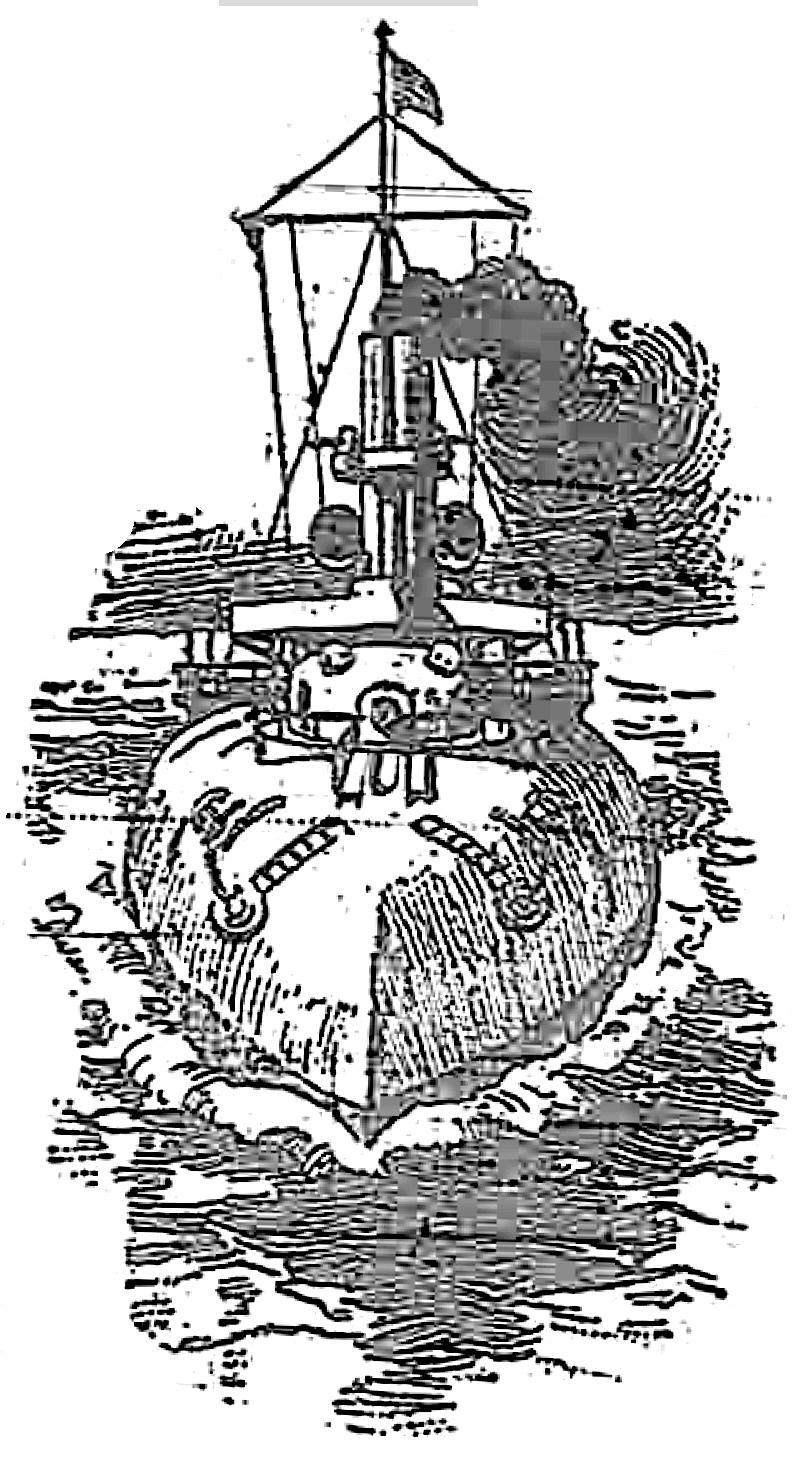 Combination coast defender ship illustration
