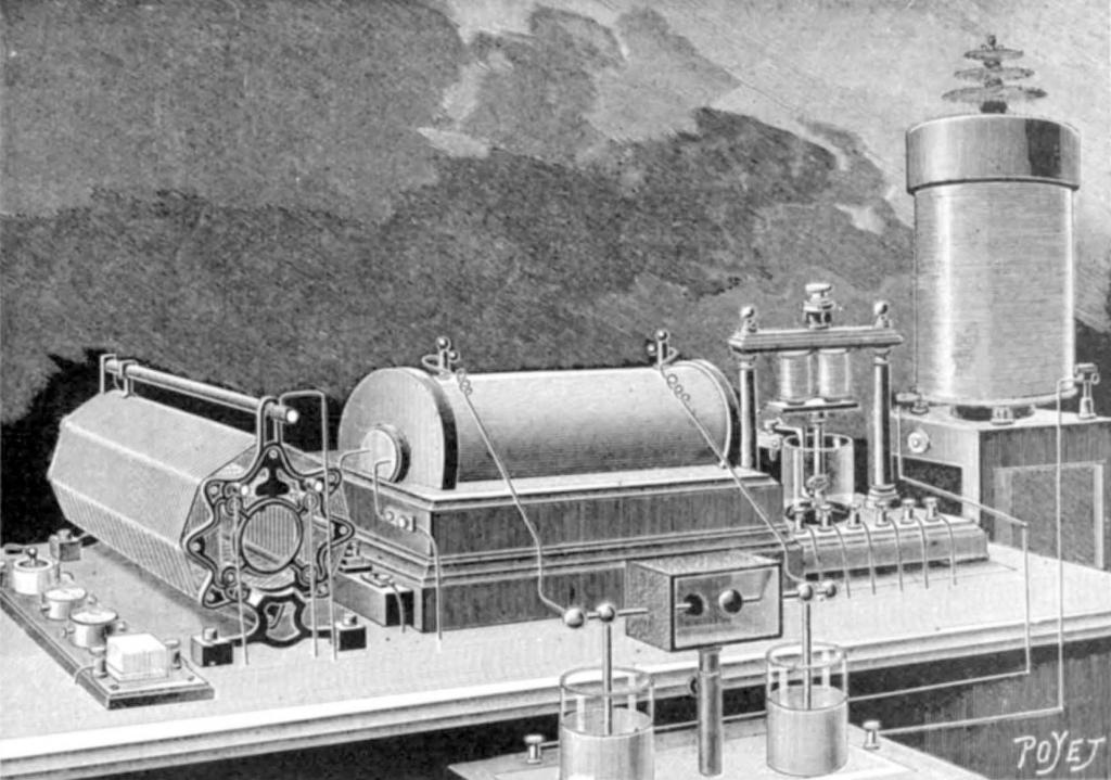 General view of the apparatus used in the Radiguet Experiments