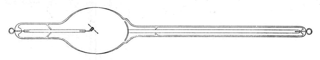Rotary Target Tube with Intermolecular Vacuum Regulator and Terminals with Bare Stems