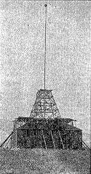 Tesla's Experimental Laboratory in Colorado.