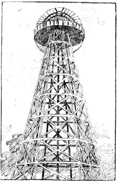 Illustration of Wardenclyffe Tower from 1905