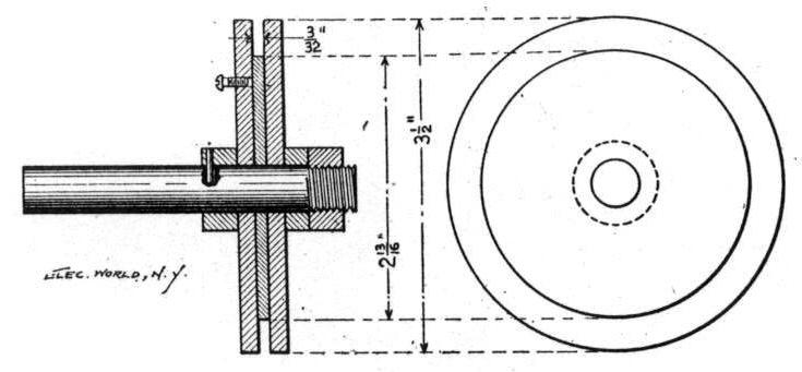 Winding form for secondary sections