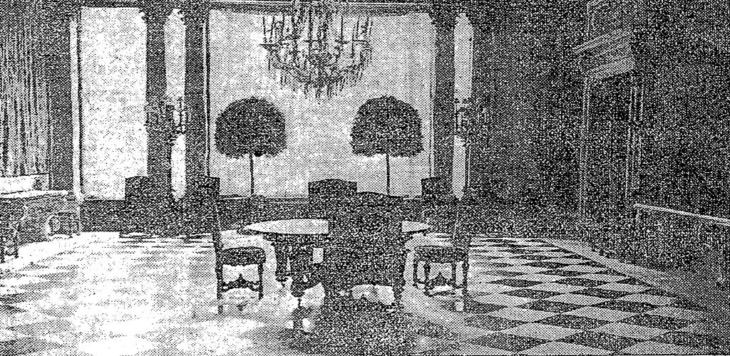 State Dining Room in the Astor Residence.