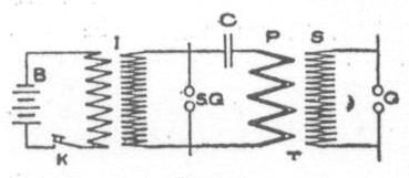 Common Tesla coil circuit