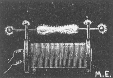 Tesla coil experiment 1