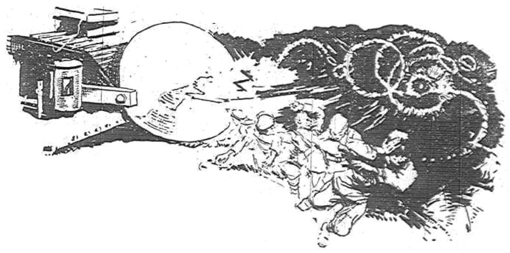 Illustration of Sound Used as a Weapon