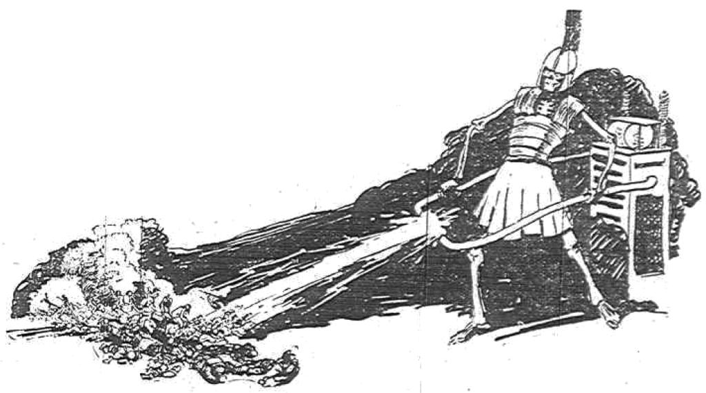 Artificial Lightning Used as a Weapon