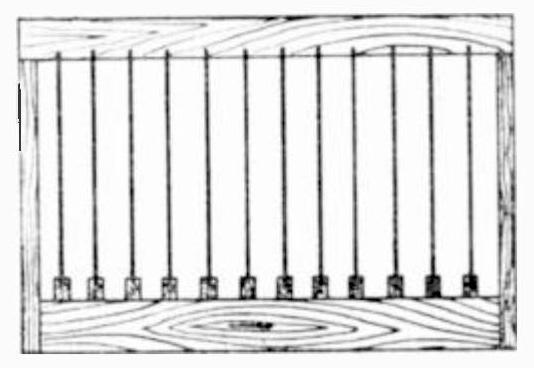 Mounting condenser glass plates in their supporting strips