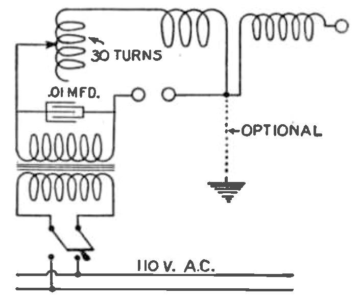 Tesla coil wiring diagram and schematic