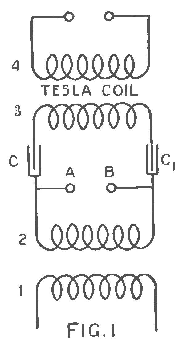 Tesla coil "equidrive" circuit topology