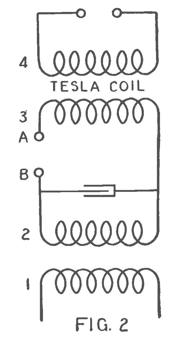 Single-capacitor Tesla coil circuit topology