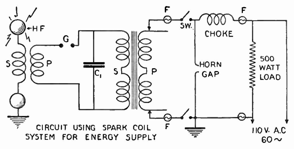 The second suggested circuit for the "Practical Tesla Coil"