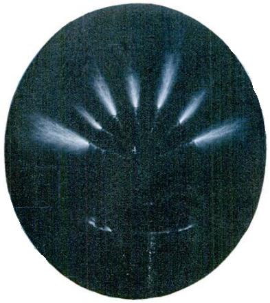 Spark candelabra from Tesla coil