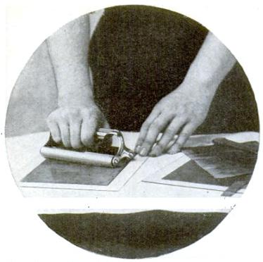 Rolling foil onto glass sheets to make capacitors