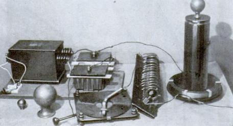 The components of the Simplified Tesla coil